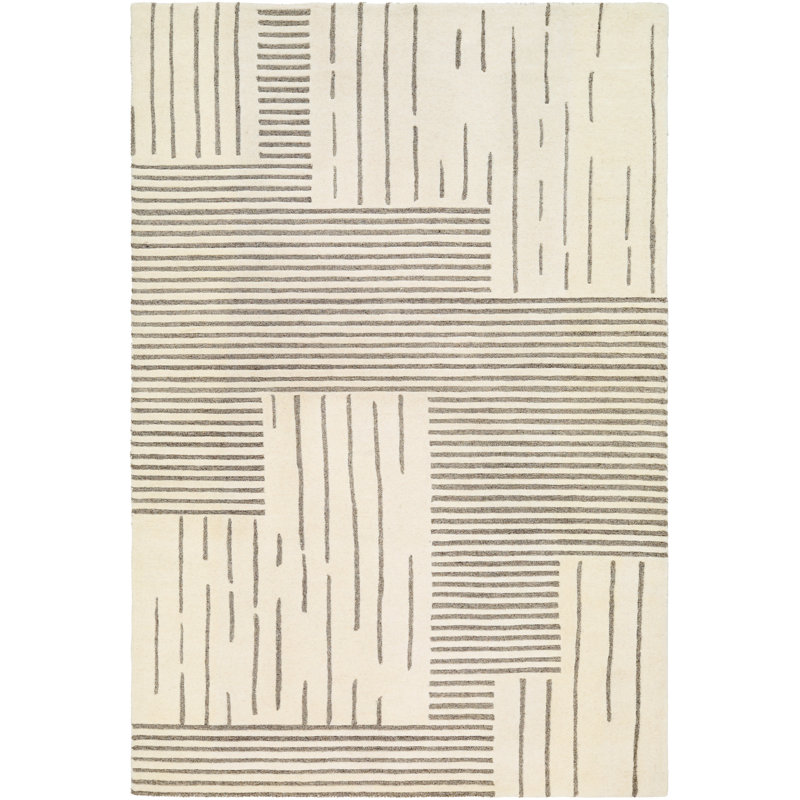 Roma Wool Striped Indoor Rug, Rectangle 2' x 3'