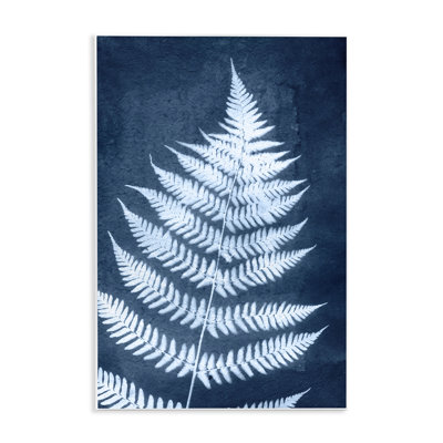 Art mural bleu fougère naturelle par Jason Johnson