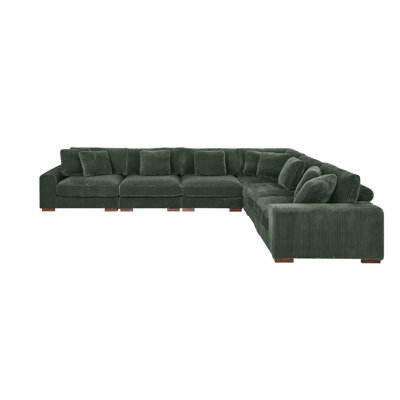 Amrith Corduroy L-Shaped Sectional Reversible
