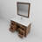 Ziva 48 in W x 22 in D Single Bath Vanity, White Top, 34 in Mirror and Chrome Faucet Set-1449054302-1395997609