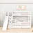 Twin Over Twin Bunk Bed With Slide And Storage Staircase-675417311