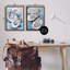 «Oysters on the Half Shell», ensemble de 2 toiles flottantes encadrées par Petal Prints Design-1967779822-1967779819