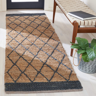 Lyon Geometric Hand Loom Tan Area Rug