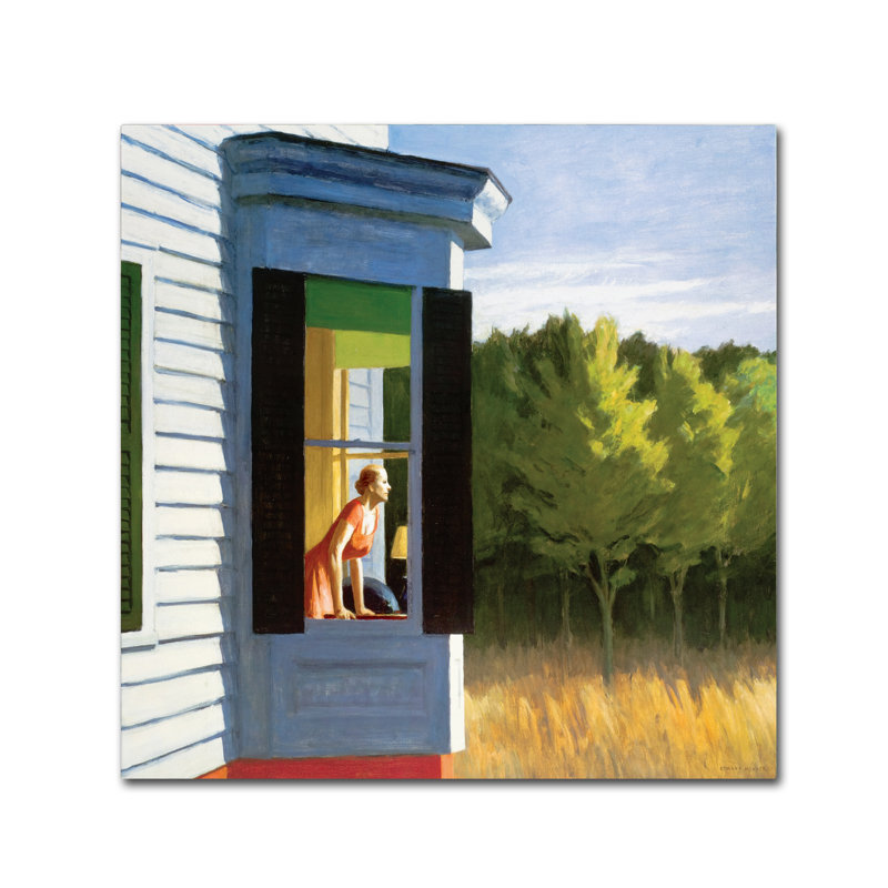 «Cape Cod Morning» par Edward Hopper - reproduction, H 35 po x l 35 po