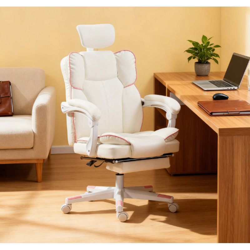 Chaise de bureau moderne, avec fauteuil inclinable et repose-pieds, pour les joueurs à domicile et les employés de bureau