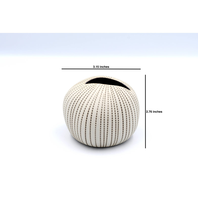 Vase de table Bahir, Brun