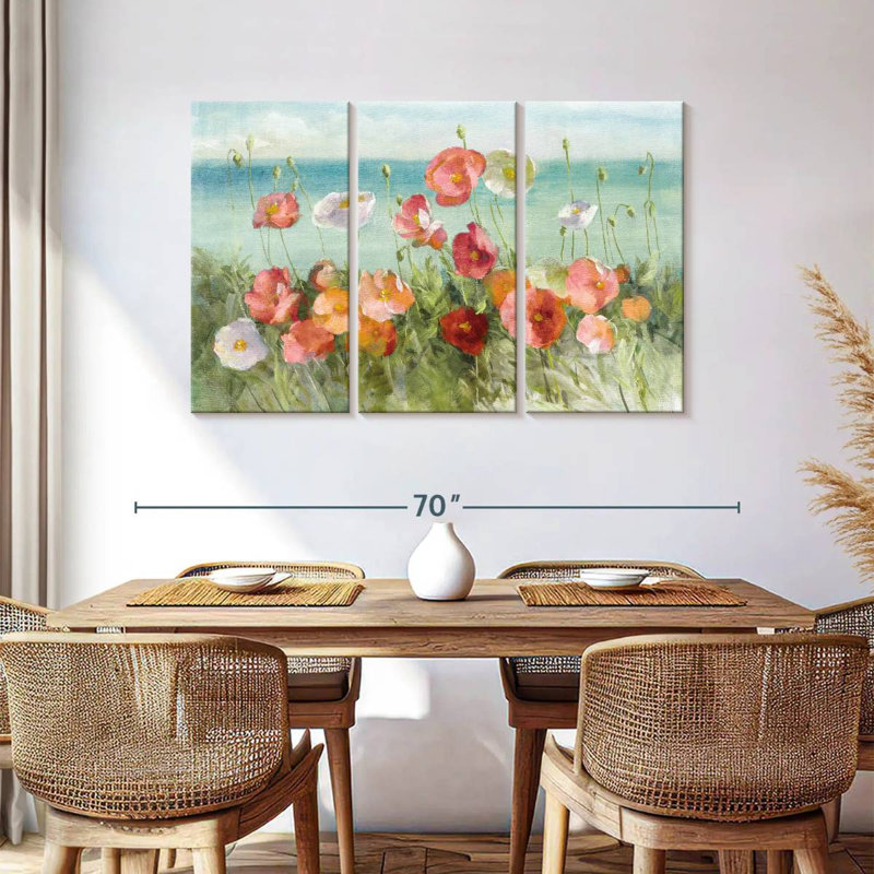 Harnek Coastal Poppies Light, H 36 po x l 57 po