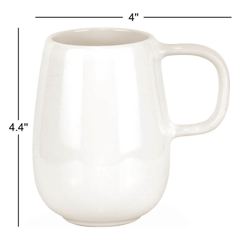 Ensemble de 4 tasses Parkview, 12,85 oz liq., Blanc