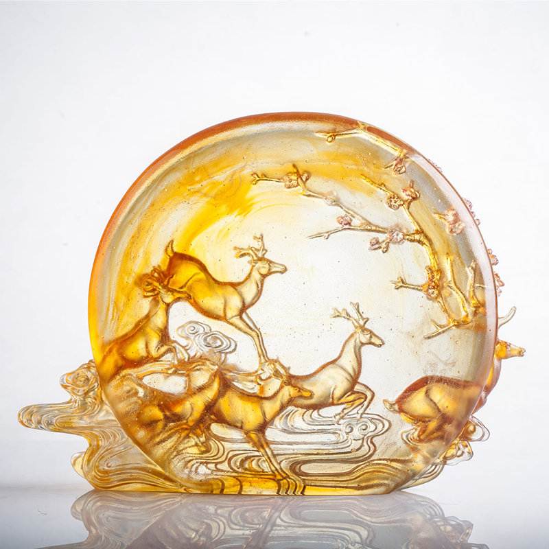 Chanson du cerf de Triomphe, Ambre foncé / ambre clair
