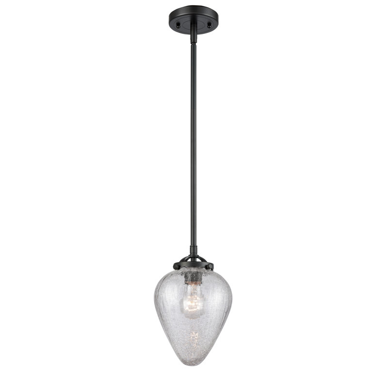 Luminaire suspendu en forme de gland à 1 lumière Caernarfon, Bronze huilé