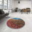 Tapis bleu/brun à motifs-956678335