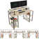 Haigh 55 Inches Computer Desk with Monitor Shelf
