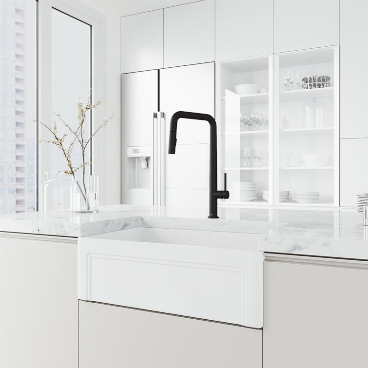 Parsons 18" H 1-handle Pull-Down 2-Function Sprayer Kitchen Faucet