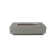 Granville Elementi 60" Rectangular Outdoor Concrete Fire Pit Table with Lava Rocks and Cover