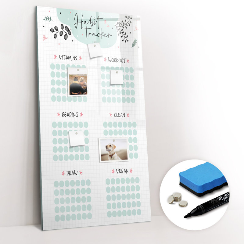 Magnetic Glass Dry Erase Board