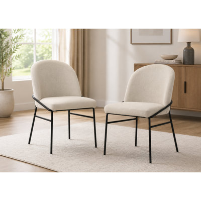 Chaises de salle à manger rembourrées Lark