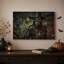 «Dark Plague Doctor» squelette avec serpent et art mural d'Halloween-405234166