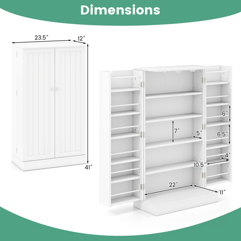 Maryori 41'' Kitchen Pantry