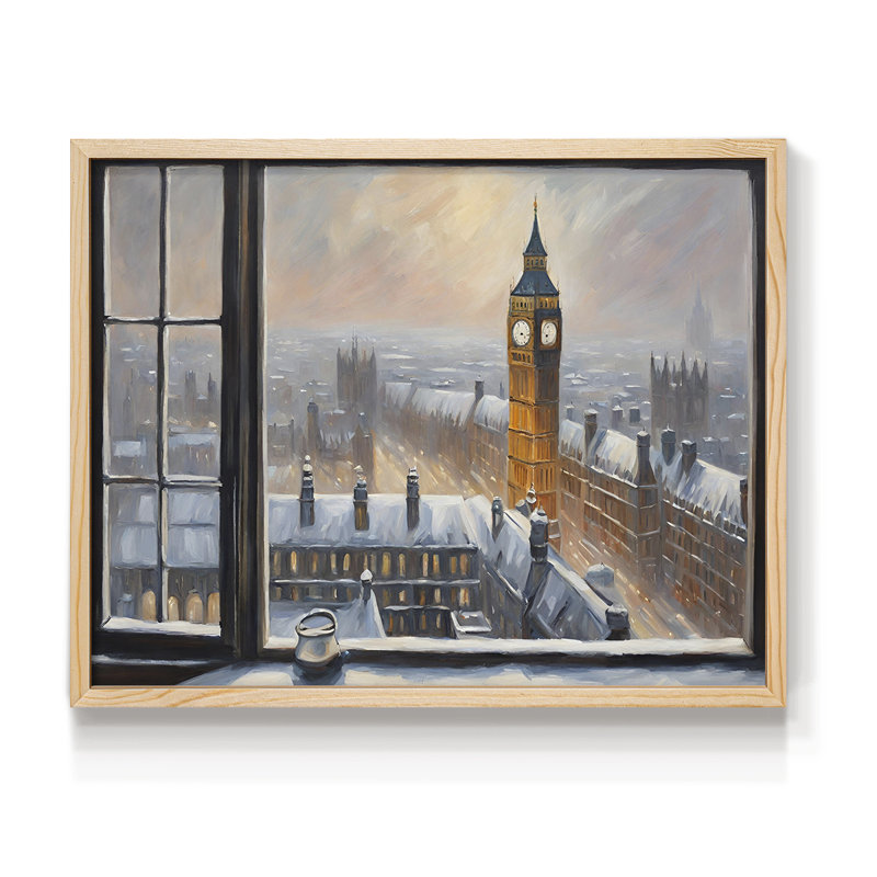Paysages rétro-ICI-impression encadrée - réaménageable, Naturel, H 11 po x l 14 po