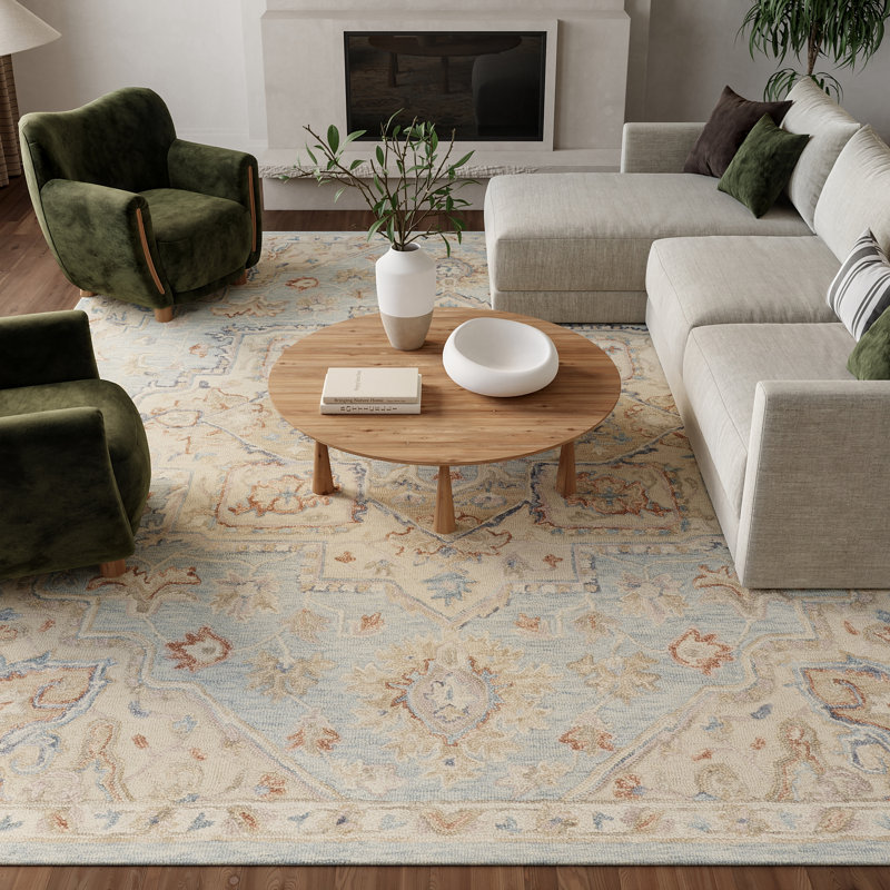  Tapis d'intérieur bleu clair ivoire 7 pi 9 po x 9 pi 9 po Maison, Bleu clair ivoire, Rectangle 9 pi 9 po x 7 pi 9 po