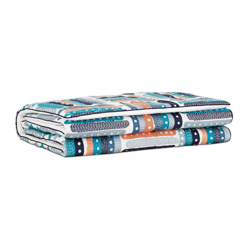 Phineas Geometric Bed Runner, King