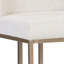 Rayla Upholstered Stool with Metal Frame