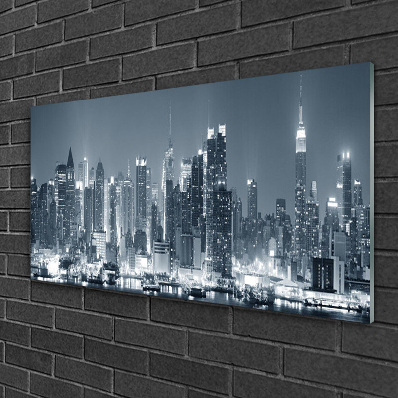 City Houses - Unframed Photograph on Glass