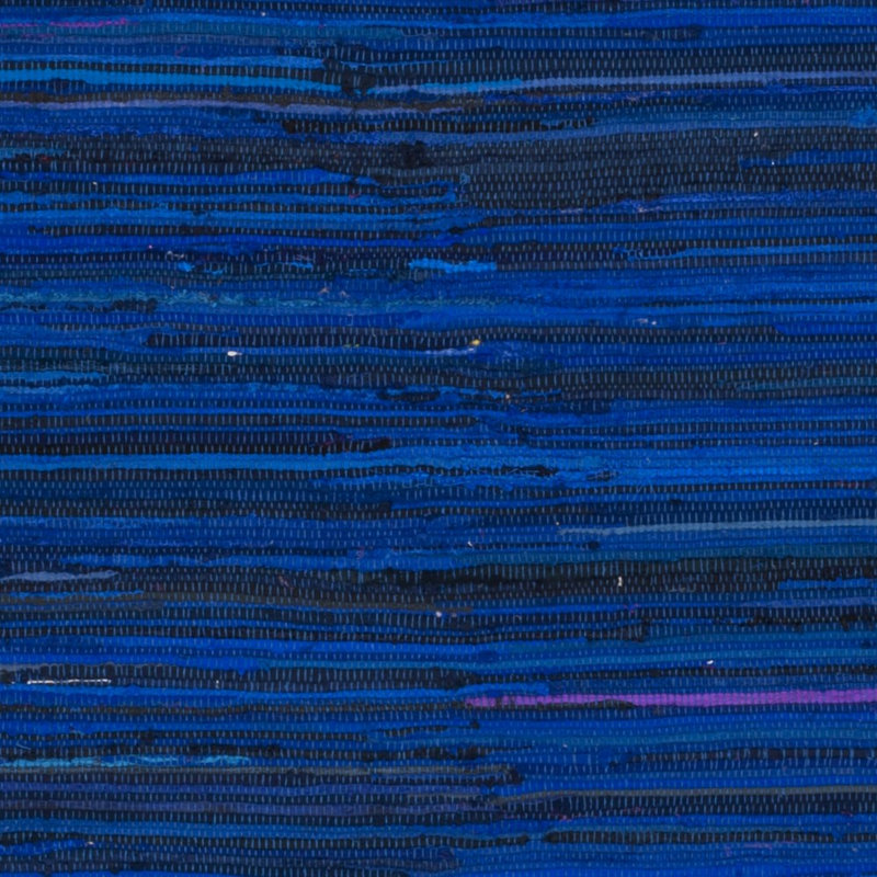 Burkhart Rug Hand Woven Cotton Striped Rug, Runner 2'3" x 10'