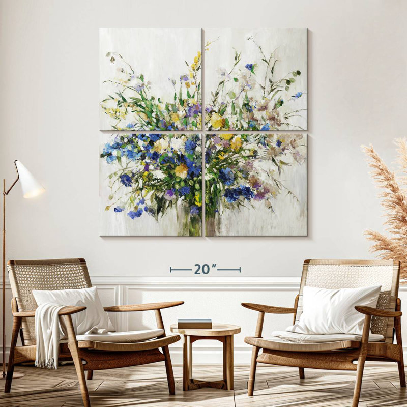 Harnek Wild Flower Bouquet, 57" H x 57" W