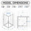 Cabine de douche en coin avec dimensions ajustables, verre trempé SGCC et portes coulissantes pour salles de bains modernes