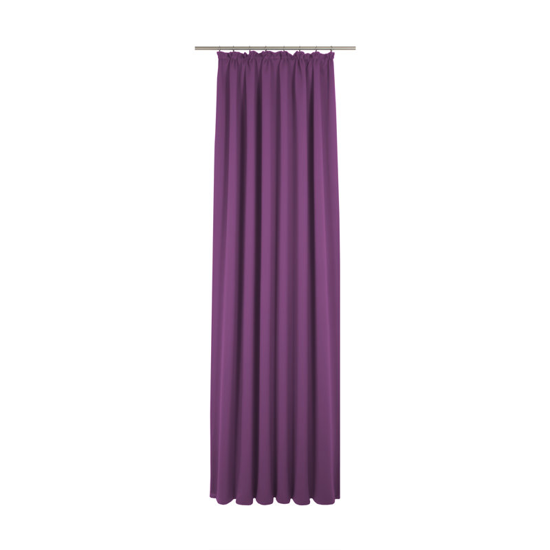 Marybel Room Darkening Single Curtain Panel, 130cm wide x 335cm high, Berry