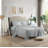 Swift Home Ruffle Hem 4-Piece Ultra-Soft Microfiber Sheet Set - Farmhouse, Shabby Chic, Feminine - Fits Mattress up to 14" Thick - Peach Fuzz, Durable, Easy Care-633929091-633929095