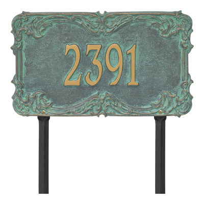 Signature Series 1-Line Lawn Address Sign