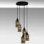 Luminaire suspendu grappe 5 lumières Ottawa