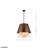 Rock On 6-Light Pendant - Brontourage/Matte Black