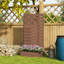 Lit de jardin surélevé avec treillis pour plantes grimpantes et vignes, brun-1347079673-1378515470