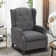 Joziah Wide Classic Push Back Massager Recliner with Tufted Back and Rivets