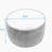 Round Storage Ottoman, 2 In 1 Function, Work As End Table And Ottoman-1401385259
