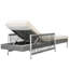 Chaise longue d'extérieur inclinable 77,5 po en rotin PE à 6 niveaux avec coussins (ensemble de 2)-238316623-238316621