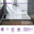 48" W x 36" Solid Surface Single Threshold Shower Pan Base with Drain Assembly & Drain Cover Included, Non-Slip-36500033-65273934