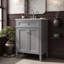 Ensemble de meuble-lavabo autoportant 24 po avec comptoir en céramique 24 po-517508370