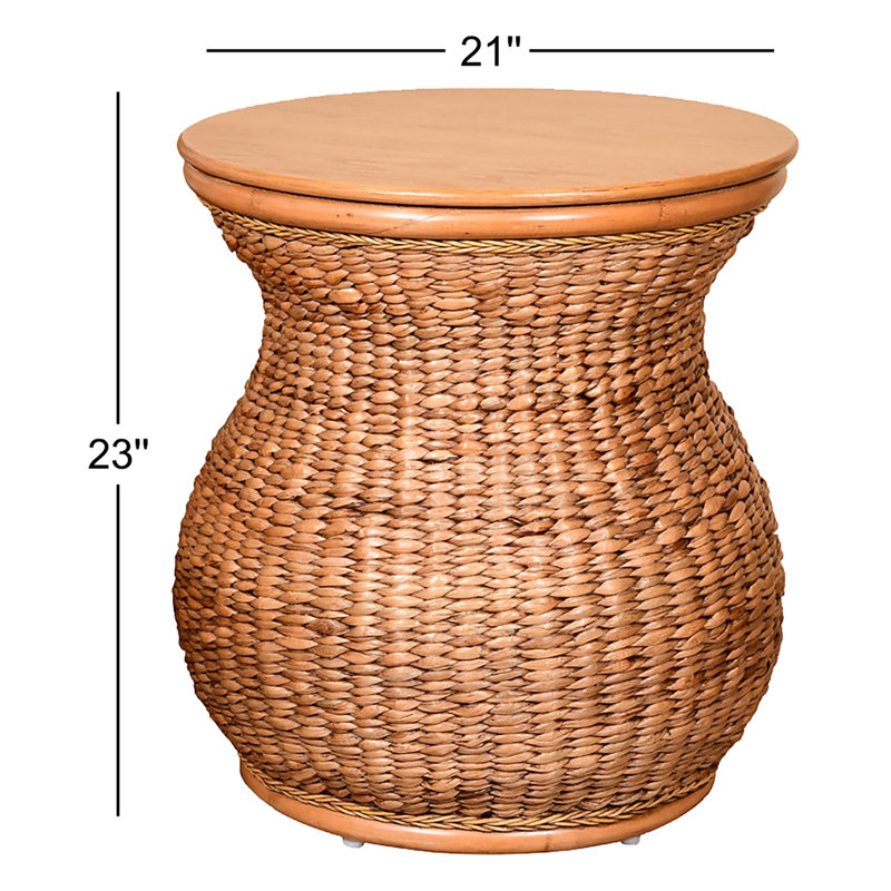 Syston Accent Table In Antique Honey Finish, Honey