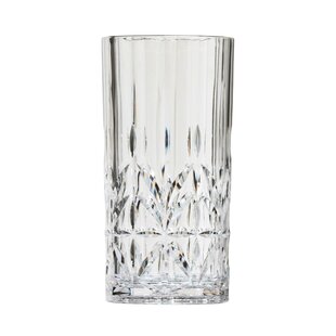 Rosdorf Park Ashlyn 4 - Piece 11oz. Lead Free Crystal Highball Glass  Glassware Set