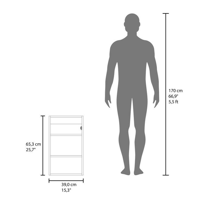 White Cabinet With Mirror For Bathroom, Featuring 3 Shelves Bathroom Use, Flexible Interior, 26.19" H x 15.02" W x 4.93" D
