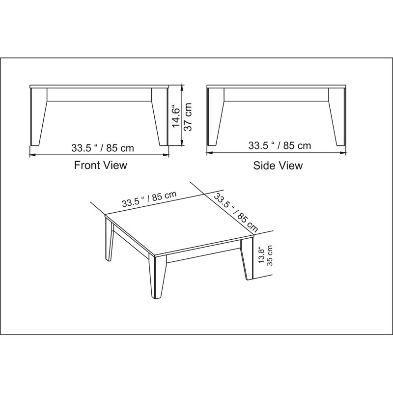 Four Leg Coffee Table