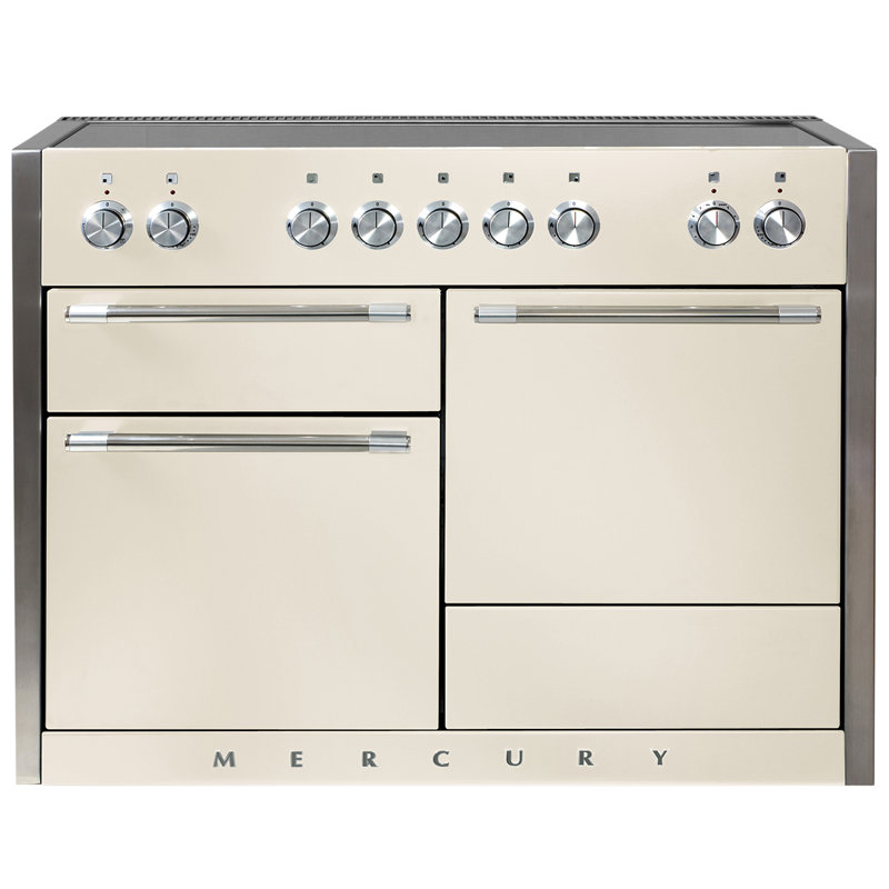 Mercury 48" 6 Cubic Feet Dual Fuel Freestanding Convection Range, Stainless Steel, Induction