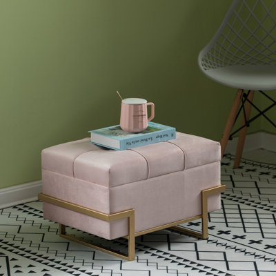 Havenhill Velvet Ottoman