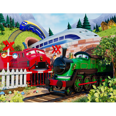 Train Adventure 3.05m x 2.44m Matte Mural