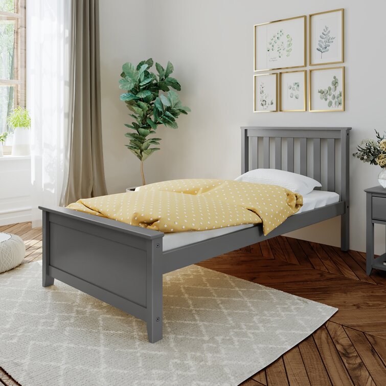 Children's bed / Baby bed real pine wood Avaldsnes 01, Colour