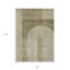 Tapis d'intérieur lavable géométrique beige 5 pi x 8 pi